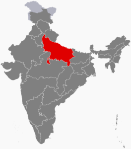 Uttar Pradesh in India